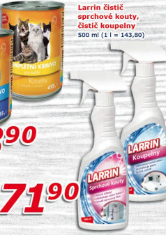 Čistič sprchových koutů Larrin