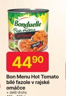 Bon Menu Hot Tomato bílé fazole v rajské omáčce