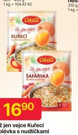 Už jen vejce Kuřecí polévka s nudličkami