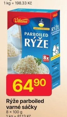 Rýže parboiled varné sáčky