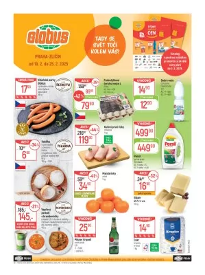 akční leták Globus 19.2.2025-25.2.2025