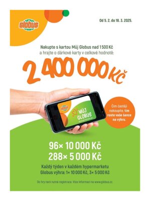 akční leták Globus 19.2.2025-25.2.2025