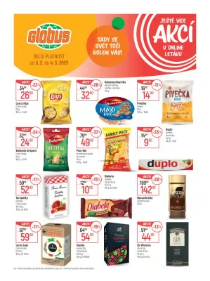 akční leták Globus 19.2.2025-25.2.2025