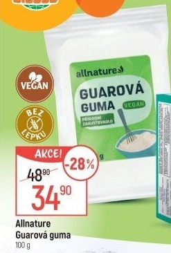 Guarana prášek bio Allnature