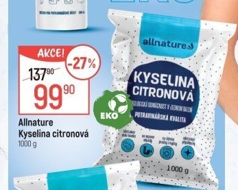 Kyselina citronová Allnature