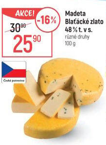 Sýr Blaťácké zlato Madeta