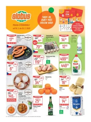 akční leták Globus 19.2.2025-25.2.2025
