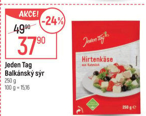 Balkánský sýr Jeden Tag