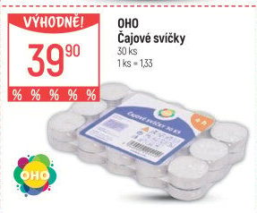 Čajové svíčky OHO