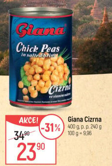 Cizrna ve slaném nálevu Giana