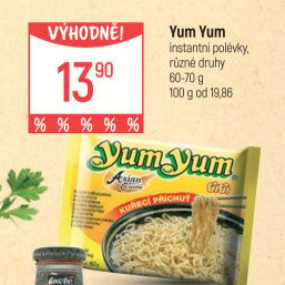 Instantní polévka YumYum