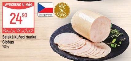 Selská kuřecí šunka Globus