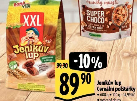 Cereálie Jeníkův lup Bonavita