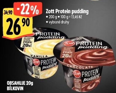 Dezert pudink protein Zott