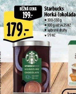 Horká čokoláda Starbucks