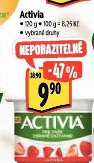 Jogurt ochucený Activia Danone