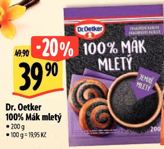 Mák mletý Dr. Oetker