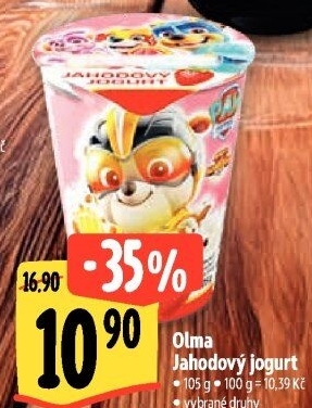 Ochucený jogurt Olma