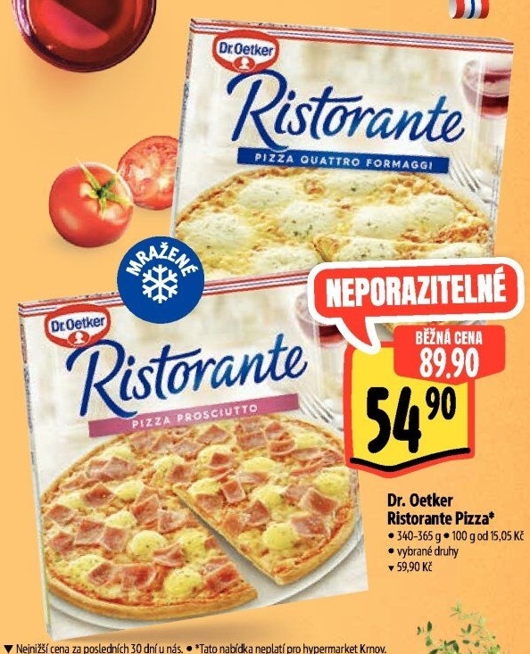 Pizza mražená Ristorante Dr. Oetker
