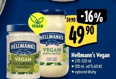 Produkty Vegan Hellmann'