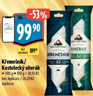 Salám Křemešník kostelecký Kostelecké uzeniny