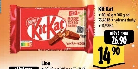 Tyčinka Kit Kat Nestlé