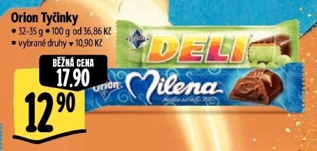 Tyčinky čokoládové Orion