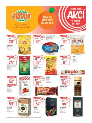 akční leták Globus 19.2.2025-25.2.2025