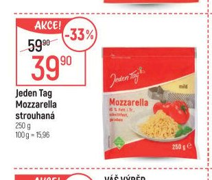 Jeden Tag Mozzarella strouhaná