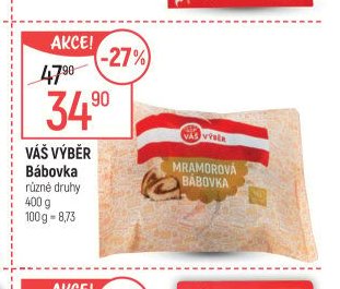 VÁŠ VÝBĚR Bábovka