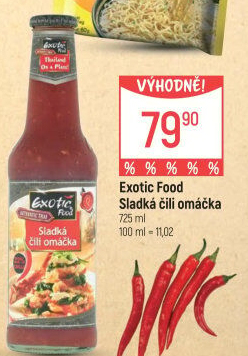 Chilli omáčka sladká Exotic food