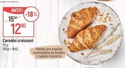 Croissant multicereální