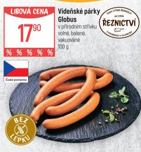 Párky vídeňské Globus