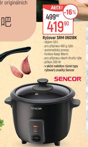 Rýžovar Sencor SRM 0601BK