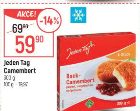 Sýr Camembert obalovaný mražený Jeden Tag