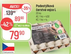 Vejce z podestýlky L Ovus