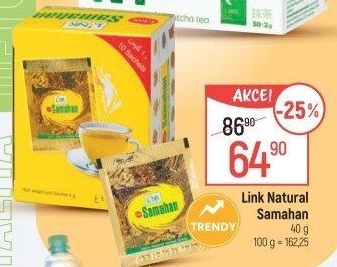 Ajurvédský čaj Samahan