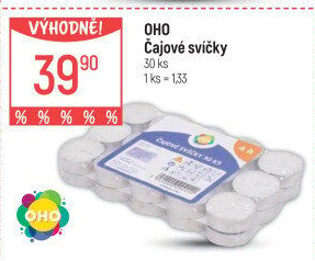 Čajové svíčky OHO