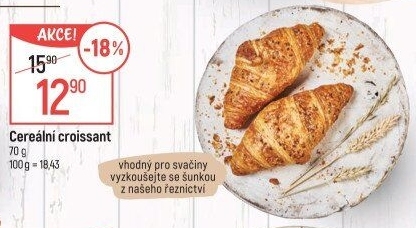 Croissant multicereální