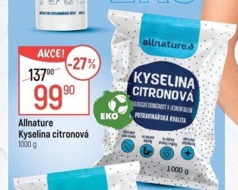 Kyselina citronová Allnature