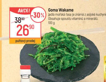 Mořské řasy Goma Wakame