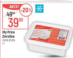 Mražený krém My Price
