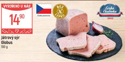 Paštika játrový sýr Globus