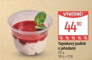 Tapiokový pudink Globus