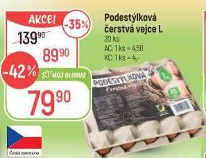 Vejce z podestýlky L Ovus