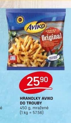 Hranolky Aviko do trouby 450 g, mražené