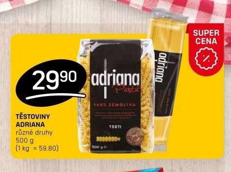 Těstoviny Adriana