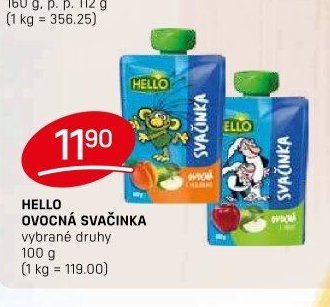 Hello ovocná svačinka