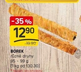 Burek se slanou náplní