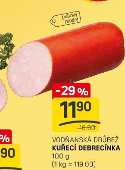 Debrecínka kuřecí Vodňanské kuře